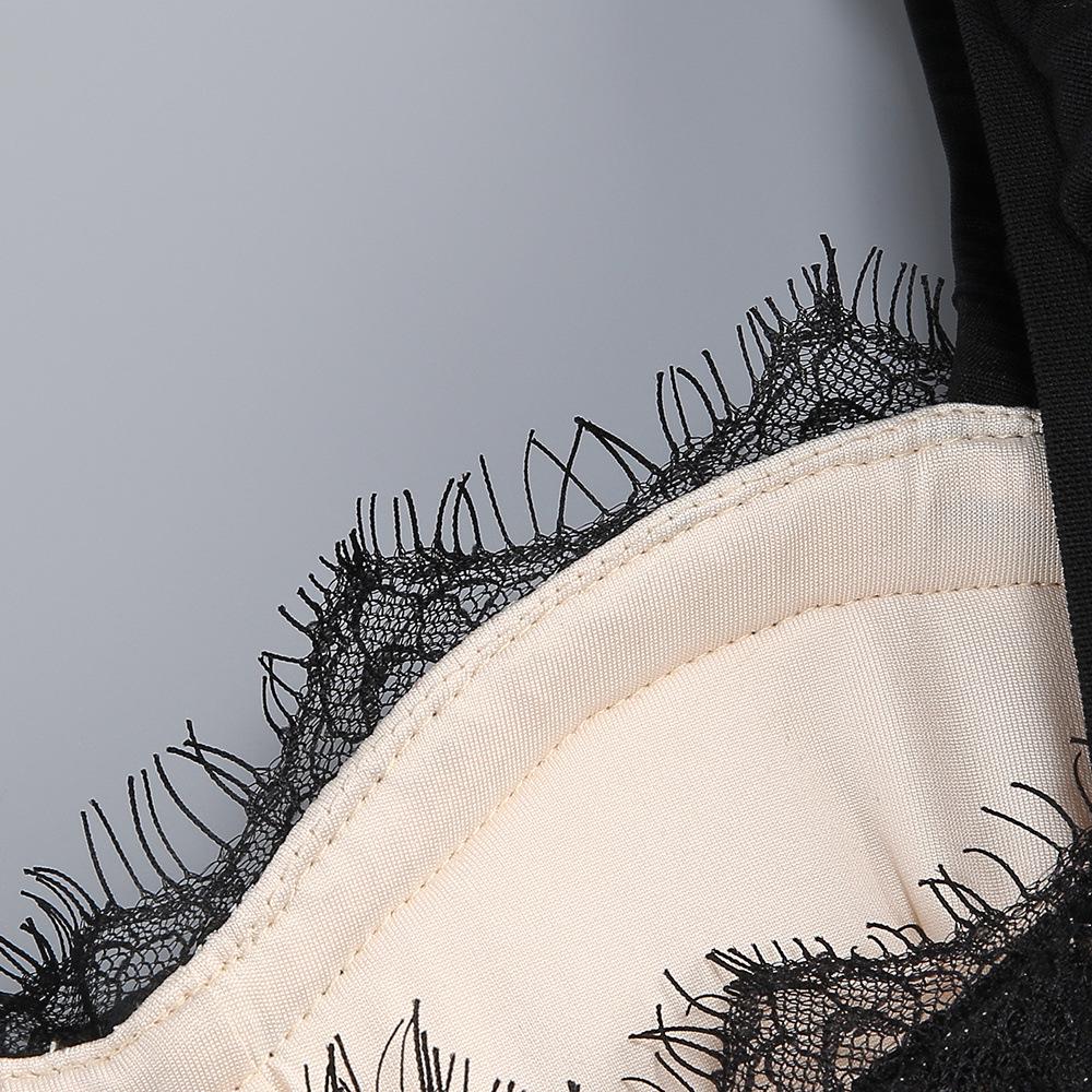 European Black Lace Long Sleeve Formal Dress with French Puff Sleeves, Square Neck, Cut-out Detail, and Slim Fit Mermaid Skirt