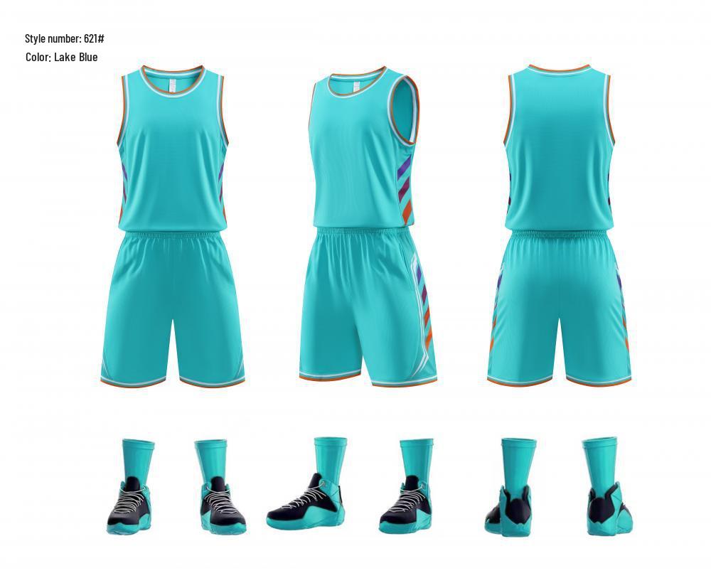 

Осенний баскетбольный комплект в американском стиле для мальчиков - Детская соревновательная и тренировочная форма 3XS