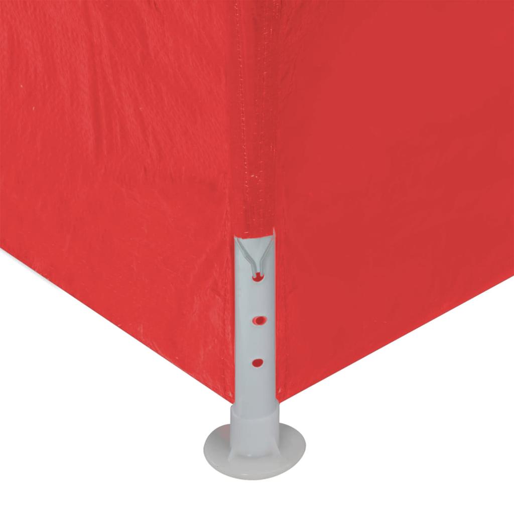 Party Tent 900 X 300 X 255 Cm Red PE and Steel