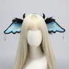 Anime Headband Bendable Devil Bat Ear Hairhoop Girl Halloween Dress Up Hairband  Costume Masquerades Headwear
