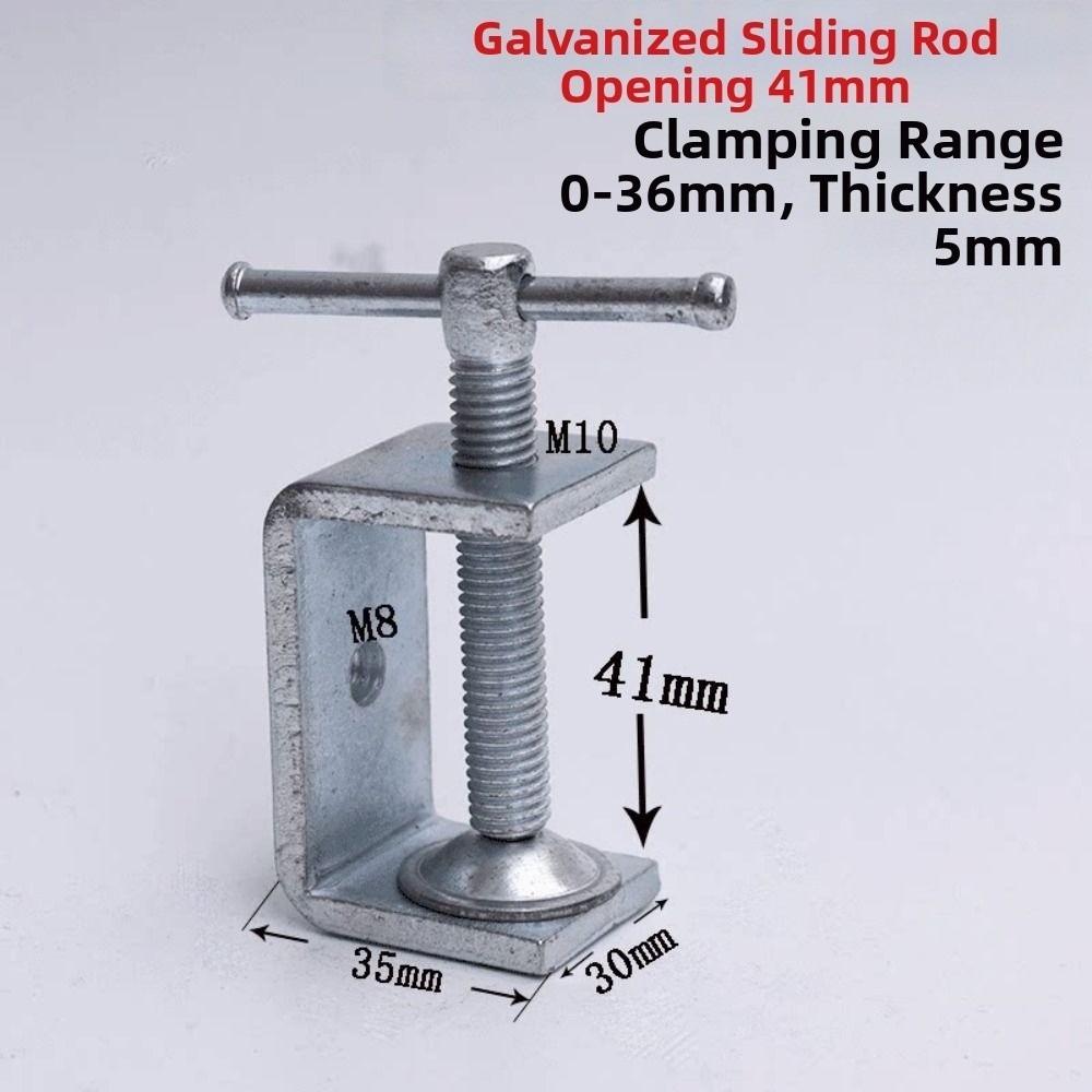 Adjustable Square Clamp Zinc Plating Fixed Holder Clip Professional C-clamp Hardware Fasteners
