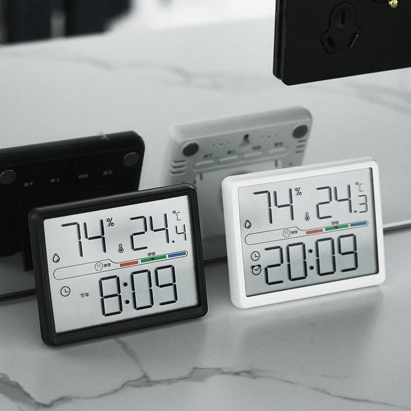 Chinese Magnetic Clock with Temperature & Humidity Display - Model 802