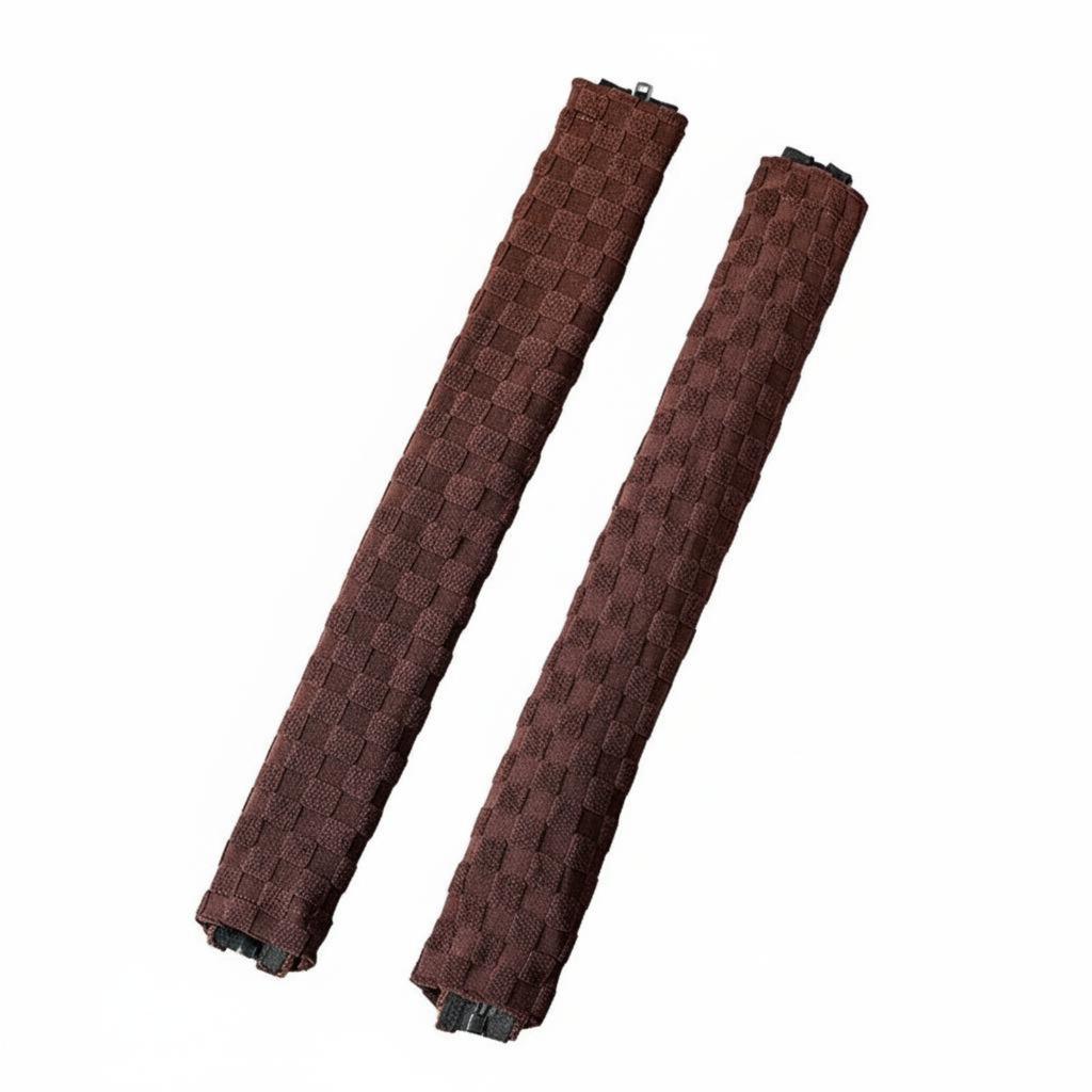 2 Pezzi Copribracciolo Sedia Chiusura a Velcro Elastico Jacquard Protezione Bracciolo Sedia da Ufficio Cuscino di Supporto Copertura Antipolvere