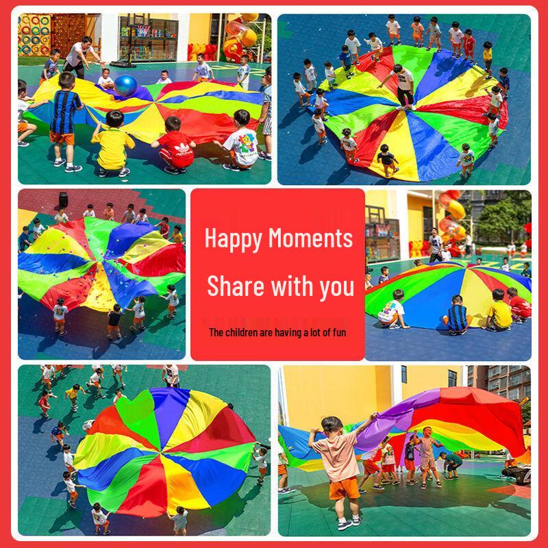 Rainbow Play Parachute for Kids & Groups