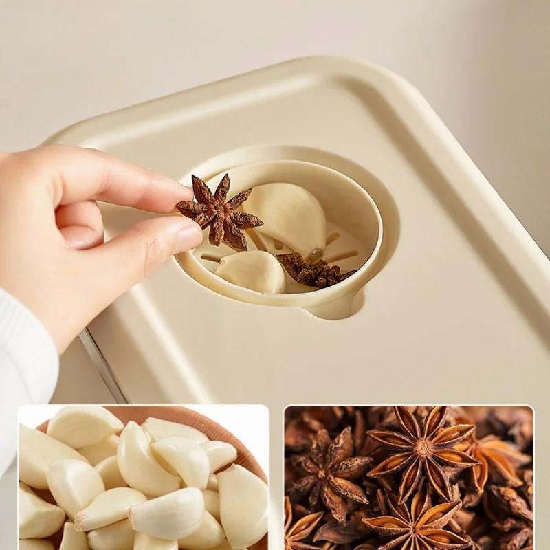 Rice Bucket with Measuring Cup Large Capacity Grain Storage Container Moisture-proof and Insect Proof Sealed Storage Container