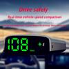 Solar Head Up Display GPS+ Digital Car Speedometer Intelligent Light Sensing HUD KM/H And MP/H Display LED Display