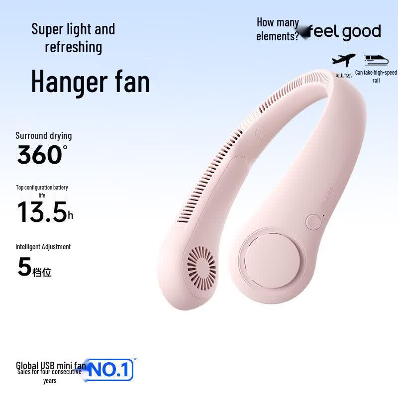 Jisulife Bladeless Portable Neck Fan Life3
