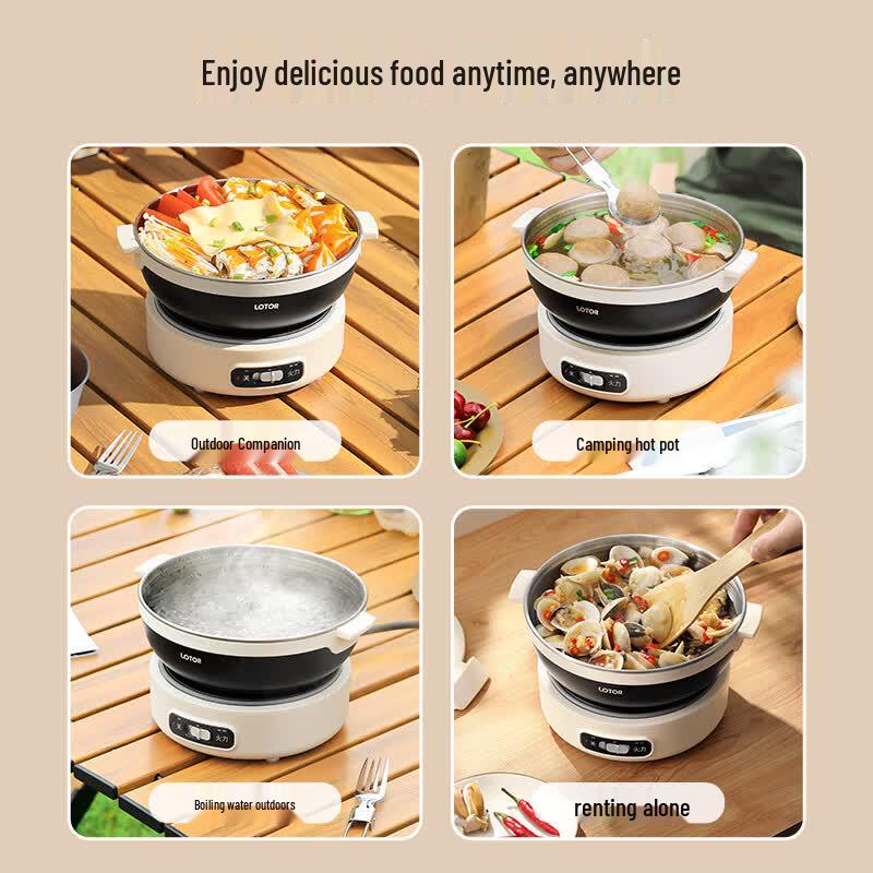 LOTOR Portable Foldable Electric Multi-Cooker CN Plug (adapter Included)