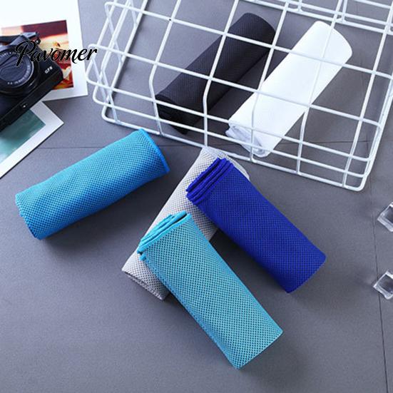 Breathable Running Towel Cooling Fitness Quick Drying Sweat Absorbing Large Rectangle Workout Men Women Gym Yoga Outdoor Sports Fast-drying