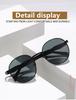 2025New Man woman Sunglasses High Quality Metal Material Eyewea Round-Frame  UV400 Fashion Versatile Trend Sunnies Unisex