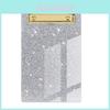 Sparkle Acrylic File Folder Clips With Metal Pressure Clamp For Office And Gift Use