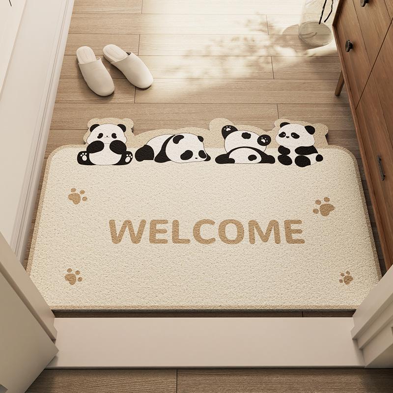 Light Luxury Home Floor Mat Door Entry Floor Mat Can Be Cut Silk Ring Floor Mat, Dirt-Resistant And Easy To Take Care Of Floor Mat Non-Slip Mat