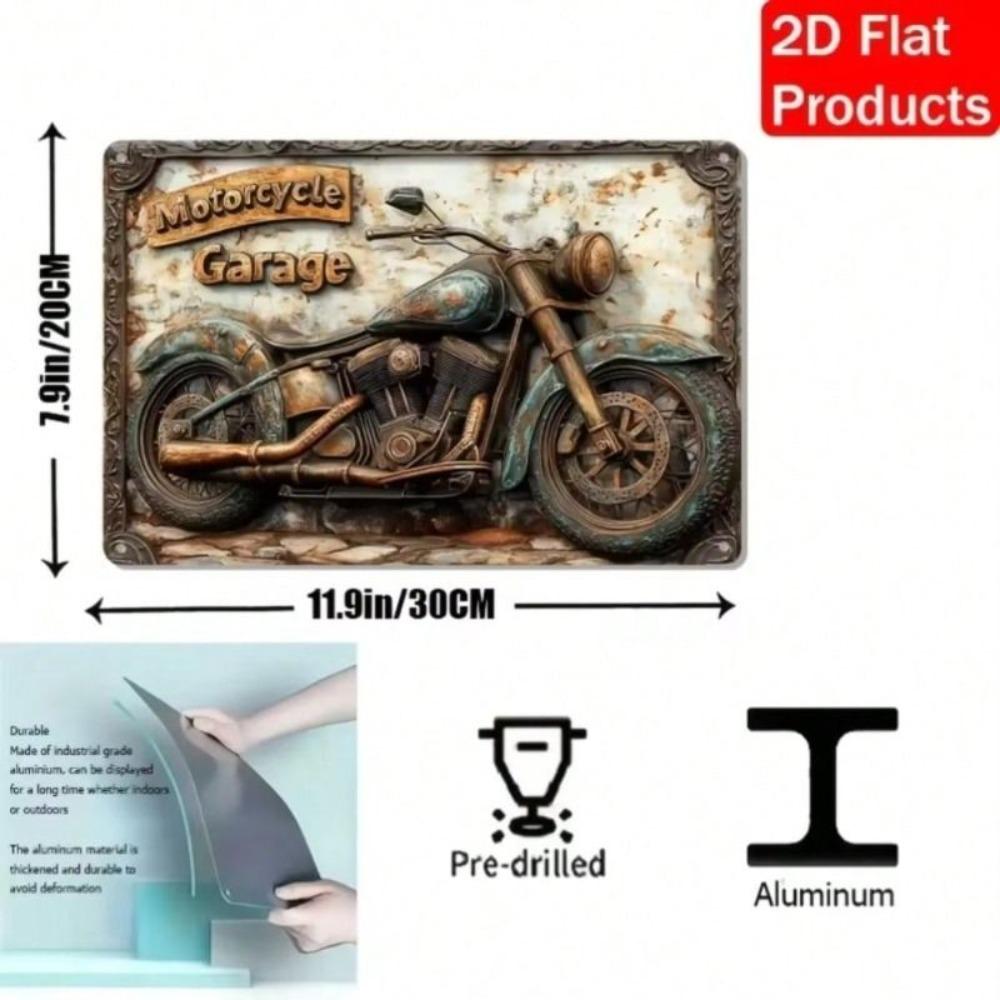 Retro Metal Tin Sign Poster Vintage Wall Plaque Home Bar Decor