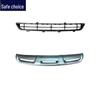 Chrome Front Grille and Fog Light Trim for 2013-2016 Santa Fe IX45 Models