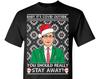 Ugly Christmas T-Shirt Dr. Fauci Baby, It's Covid Outside Tee Shirt