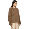 Longmei Women's Loose Knit Sweater - 2026 Autumn/Winter New Arrival, Round Neck, Long Sleeve, Casual Style