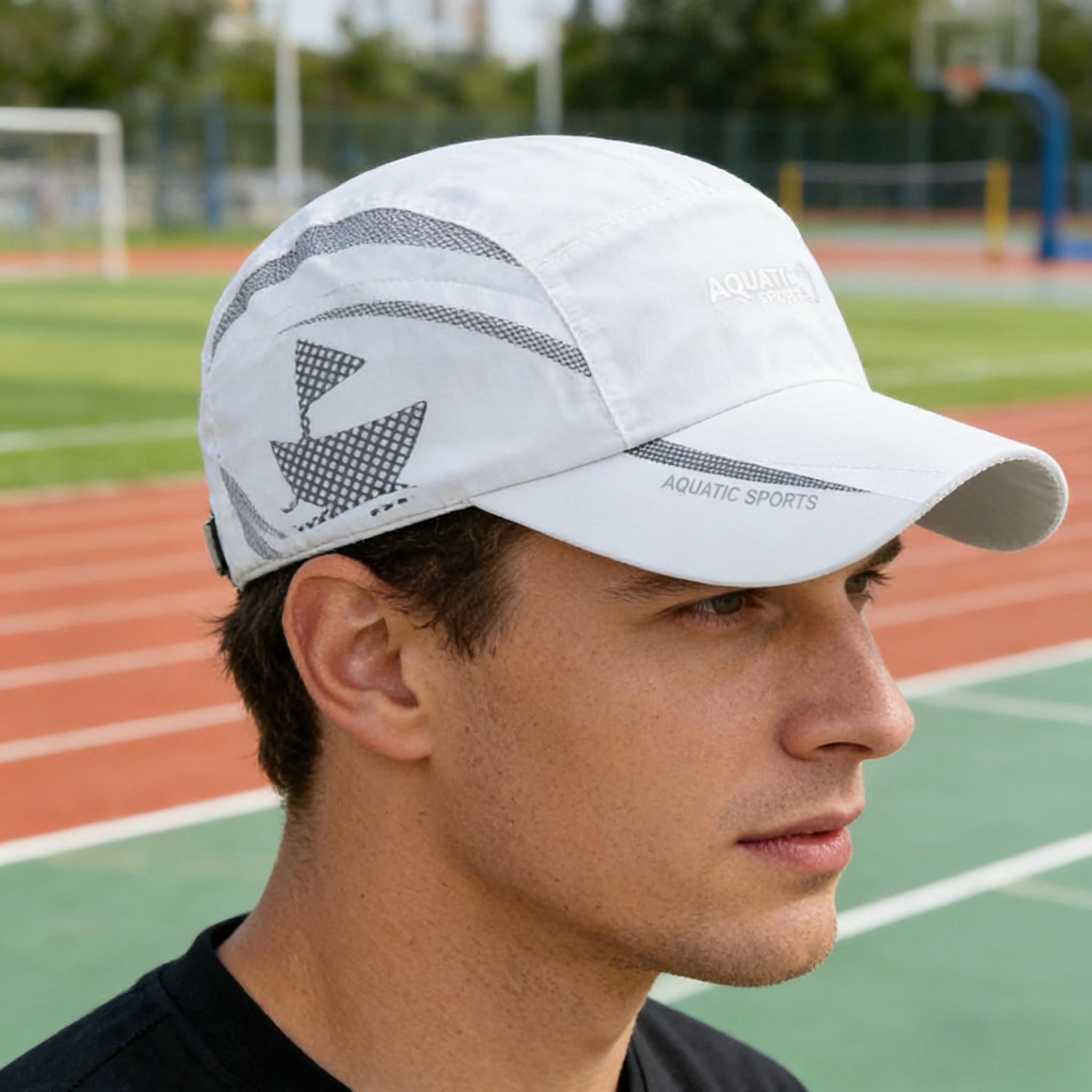 

Unisex Quick Dry Baseball Cap Adjustable Sun Hat for Golf Fishing Outdoor Activities Adjustable