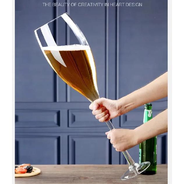 Super Large Capacity Beer Glass Red Wine Glasses for Bars Hero's Cup Glass Champagne Cup Extra