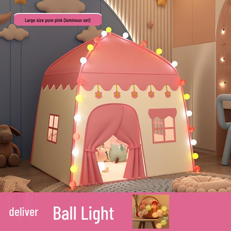 Princess Castle Indoor Tent for Girls - Playhouse & Sleep Space