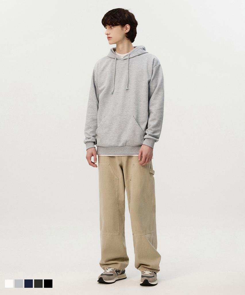 [Non-Fleece Or Fleece-Lined] Easy Hooded Sweatshirt 5 Colors (C Type)