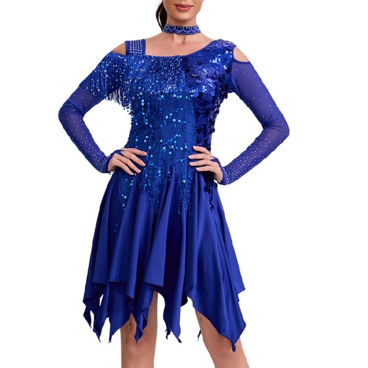 Eleganta Latīņamerikas deju kleita, ar garām