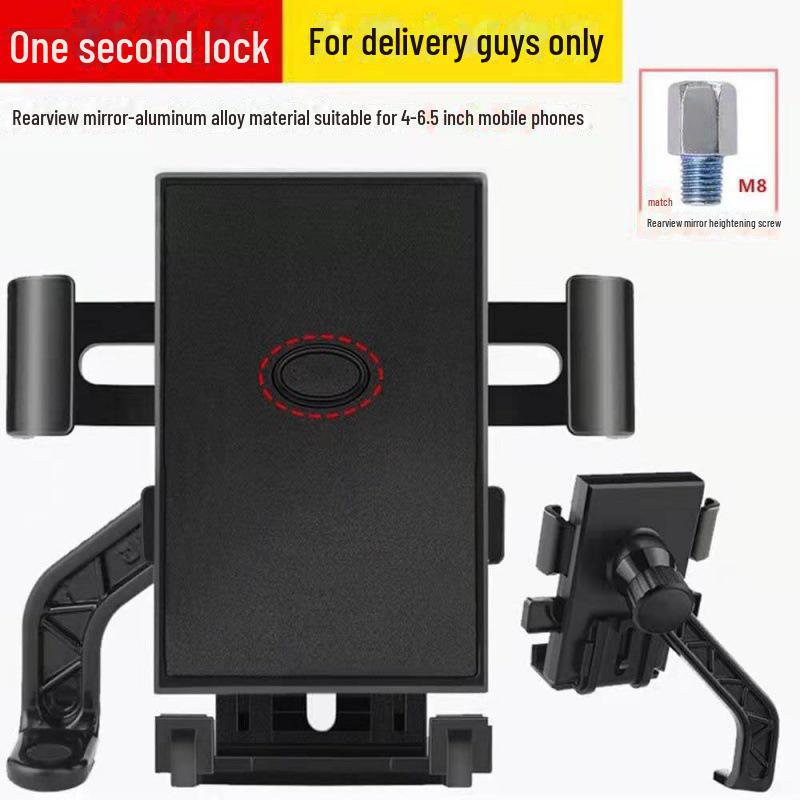 Support de téléphone antichoc pour voiture et vélo électrique: Assistance à la navigation pour les motards