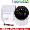 2" 52mm Water Level Gauge with Alarm 0-190 OHM Water Level Meter Indicator 240-33 OHM for Auto Car Boat Yacht Marine 12V 24V DC