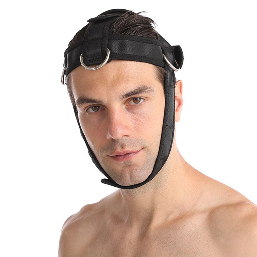 Multifunctional Head and Neck Trainer Band Adjustable Neck Strength Training Strap  Home