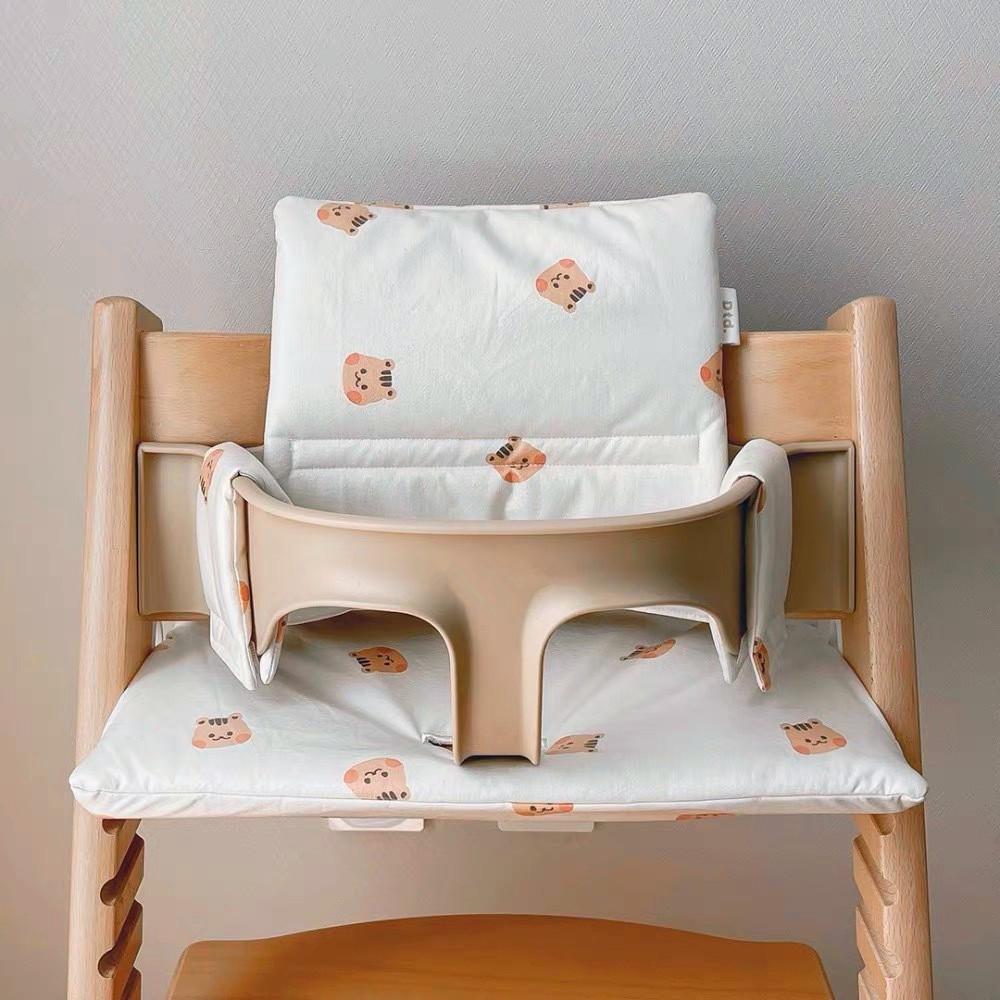 Korean-Style Cartoon Baby Growth Chair Cushion for Children's Dining Chair Backrest