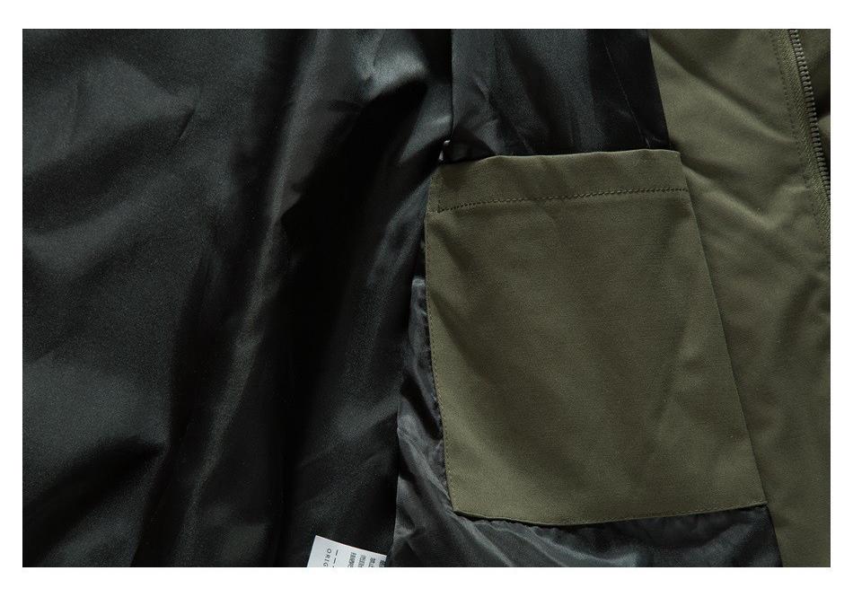 ORIGTEEN Unisex Retro Bomber Lapel Jacket - Spring/Autumn Style