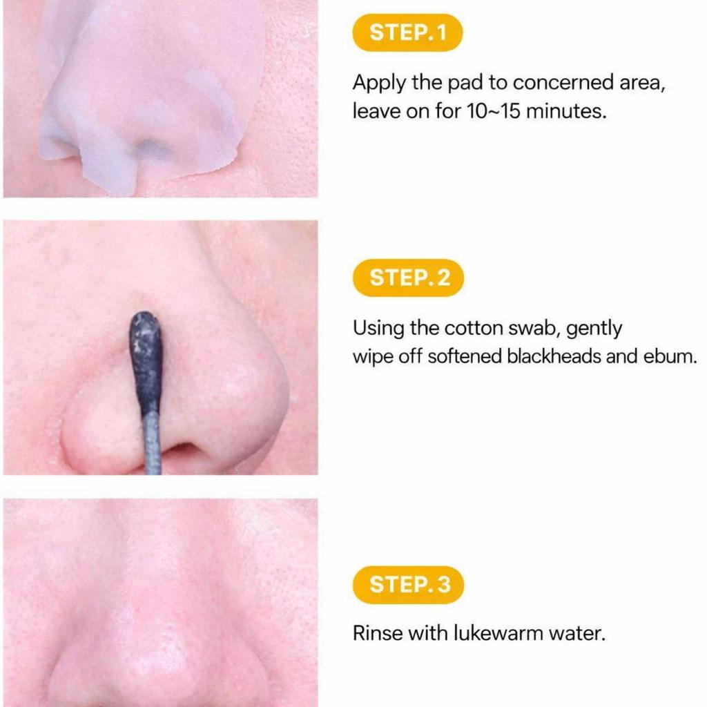 SUNGBOON EDITOR Blackhead Melting Clear Pad 30 Sheets Set (+ 30 Extraction Cotton Swabs)