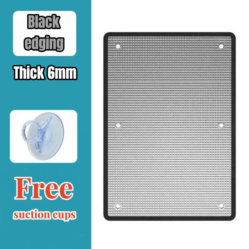 Verdunkelungs-Aluminiumfolien-Fensterfolie mit Saugnapf Doppellagige Wärmedämmung Sichtschutzfolie Glas Anti-UV Sonnenschutzfenster