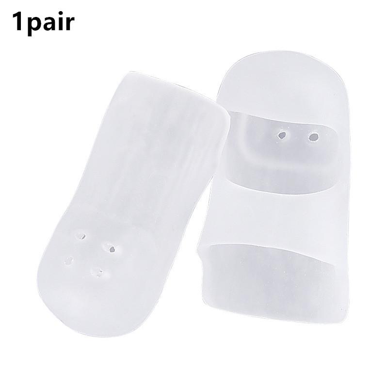 2pcs Toe Separator Finger Protector Applicator Corn Callus Remover Bunion Corrector Pedicure Tools Pain Relief Tube Foot Care