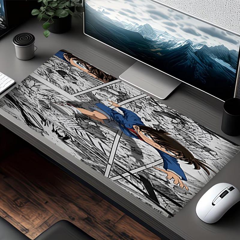 Detective Conan Print Mouse Pad, for Keyboard Pad Laptop PC Mat for Office Home Use, Desk Decor, Perfect Birthday Gift for Gamers