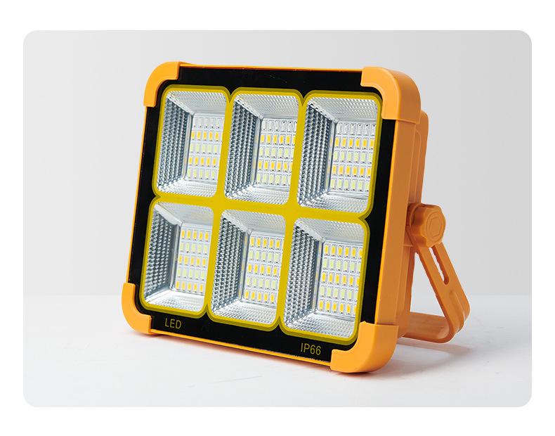 Rechargeable LED Solar Street & Camping Lights for Outdoor and Emergency Use