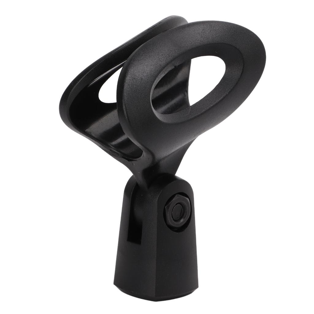 R6 Microphone Plastic Black Stand Holder Microphone Flexible Clamp Clip Holder Mount