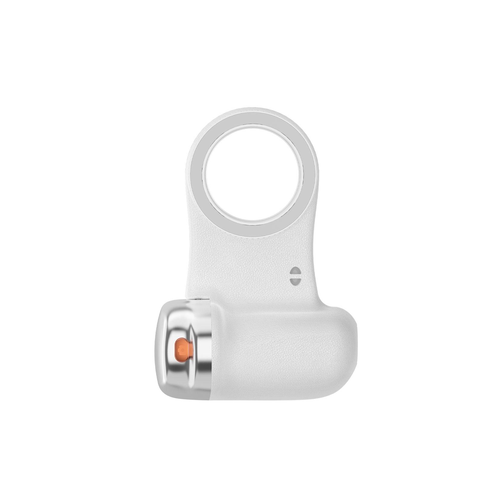 

Magnetic Phone Camera Grip Smartphone Photo Holder Selfie Handle Snap with Wireless Shutter Key White білий