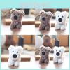 Soft West Highland Terrier Plush Keychain Backpack Accessory Pet Lover Gift