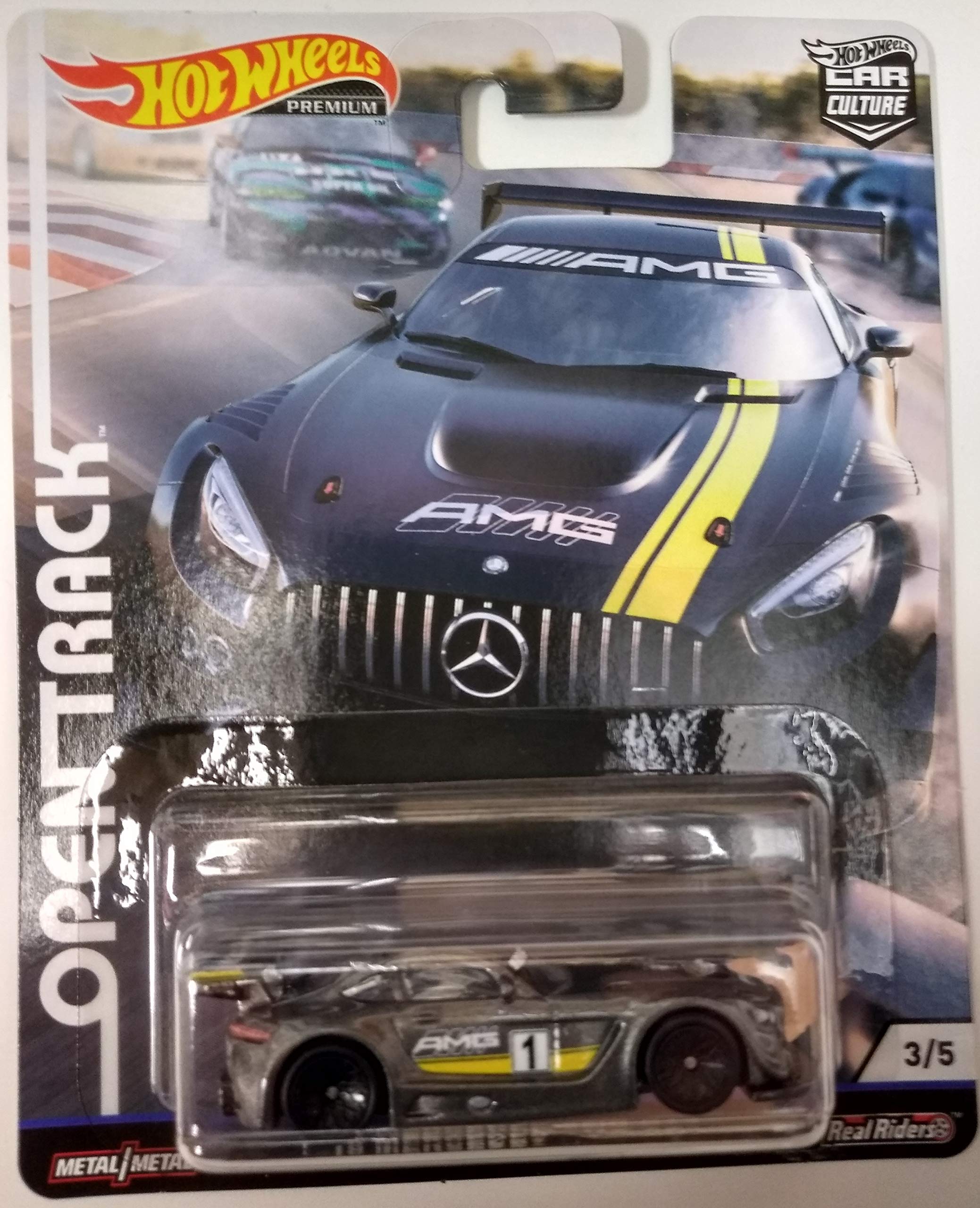 

Hot Wheels GT3 Премиум 2019 Real Riders Поп-культура Серия открытых грузовиков Масштабная коллекционная литая модель автомобиля 16 Mercedes-AMG #3/5 164