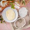Christmas Fondant Biscuit Mould Xmas English Letter Embossing Stamp Dessert Cake Decoration Acrylic Pastry Cookie Cutter Tools