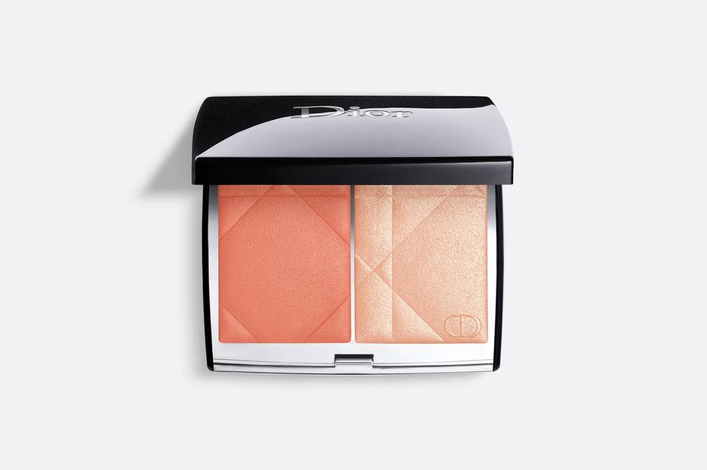 Dior Diorskin Rouge Blush Color Glow Duo Palette Cheek Highlight & (457 Diorette, 8g)