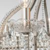 American Crystal Chandelier France Chrome Pendent Lamp For Living Room Dining Room Bedroom Lighting Home Decor Droplight
