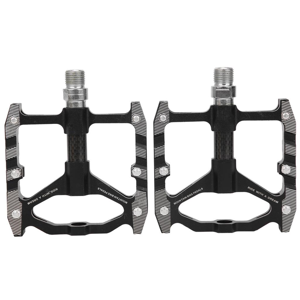 Wheelup Bicycle Pedals Carbon Fiber Aluminum Alloy Bearing Platform AntiSlip Mountain Bike Cycling