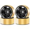 OGRC 1.0 RC Wheels Beadlock Wheels Negative Offset 3mm for 1/18 TRX4M 1/24 SCX24 C10 JLU Deadbolt Gladiator Bronco Crawler Car