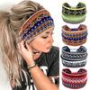 Atmungsaktives Stirnband für Damen Sport Haarband Böhmischer Stil Stirnband Weiblich Elastisches Kopfband Sportliches Kopfzubehör