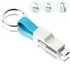3 in 1 Magnetic 13CM Mini USB Data Cable Mobile Phone Portable Charging Data Cables Type C/Micro USB