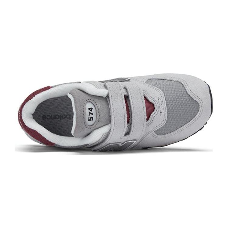 New Balance NB 574 Cushioning Low Top Kids' Running Shoes Gray Kids' PV574KBR