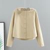 Versatile Women's Long Sleeve Denim Jacket: Loose Fit for Spring & Autumn
