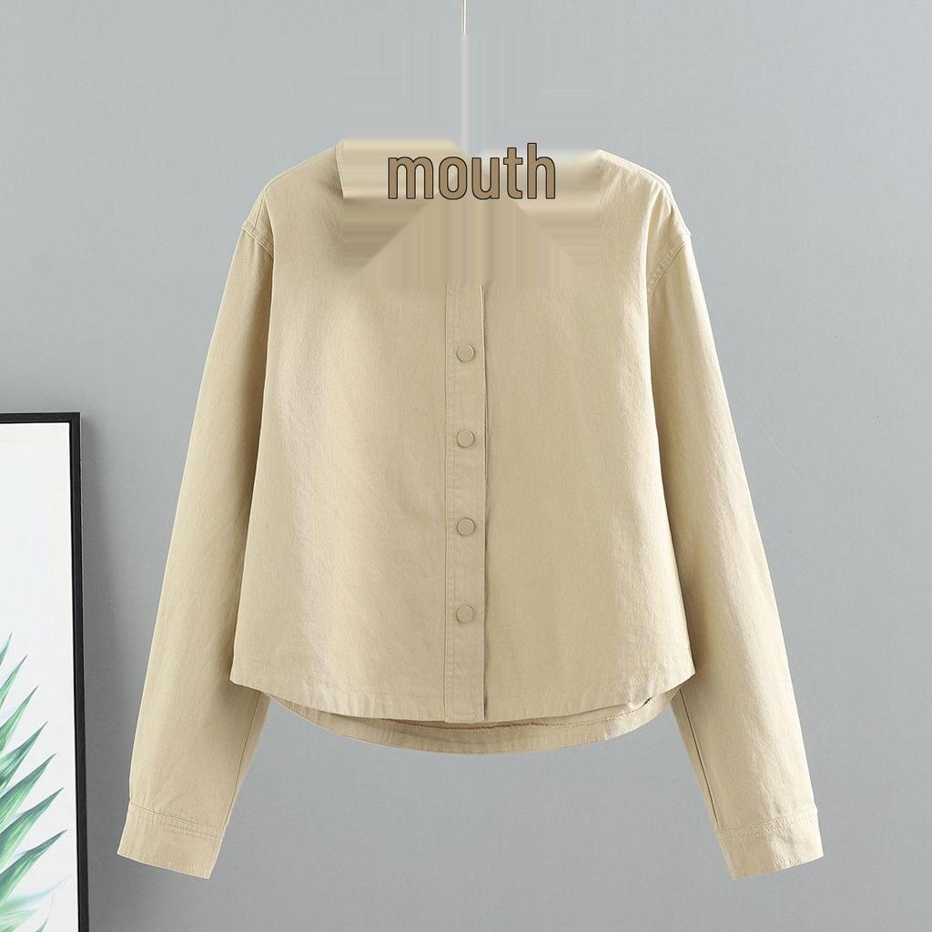 Versatile Women's Long Sleeve Denim Jacket: Loose Fit for Spring & Autumn