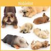 Charming Pvc French Bulldog Cute Sleeping Pup Figurine Perfect For Home Display
